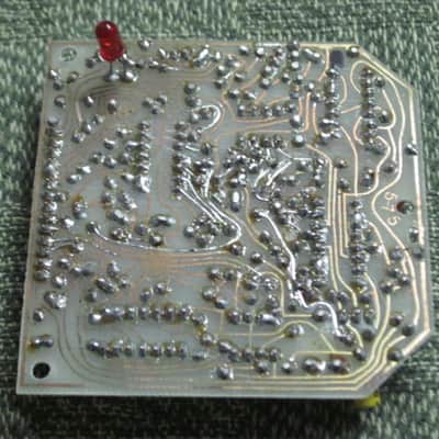 for parts / for repair DOD circuit board with parts on it for 575-A Flanger (Analog Flanger) NO casing, NO bottom plate, NO controls, NO switch, NO knobs, NO jacks, NO wires, NO screws (early to mid 1980s) image 14
