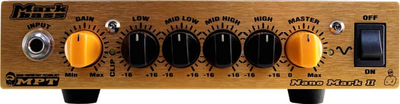 Markbass Nano Mark II 300-watt Bass Amplifier Head image 1