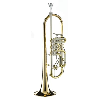 Monzani MZTR-400 Drehventiltrompete - Rotary Valves Bb Trumpet image 4