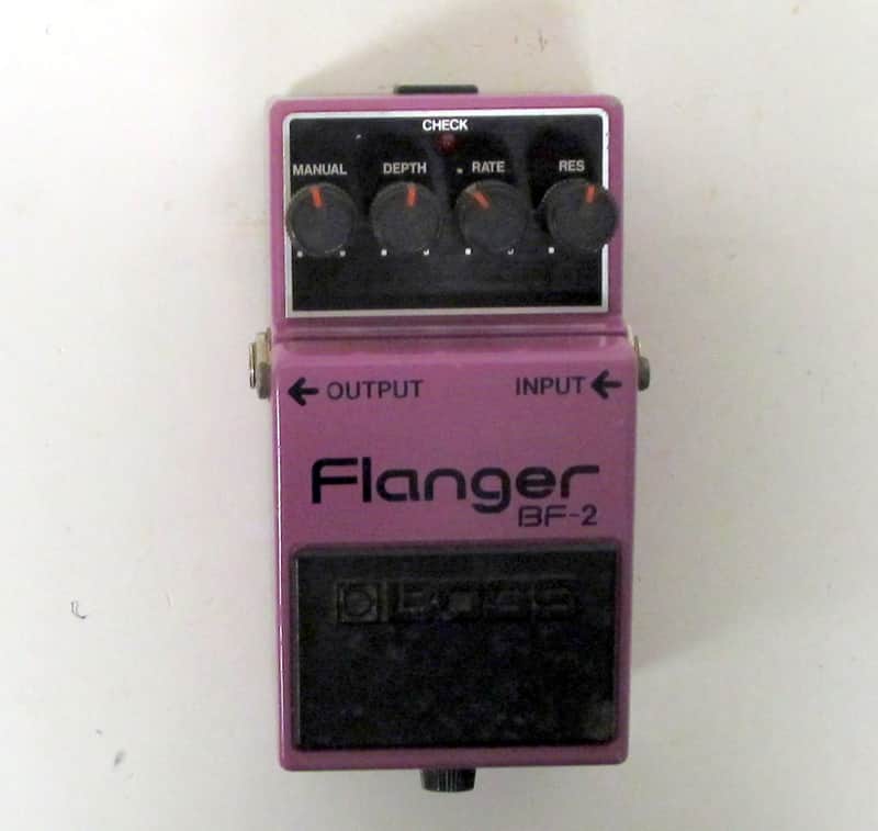 Boss BF-2 Flanger 1984-1990 (Green Label) Made In Japan | Reverb