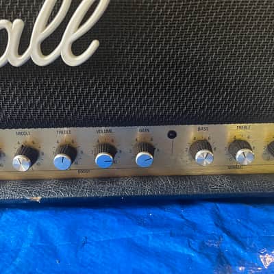 Marshall JCM 800 Lead Series Model 2210 100-Watt Master Volume Head with Reverb 1980s - Black image 14