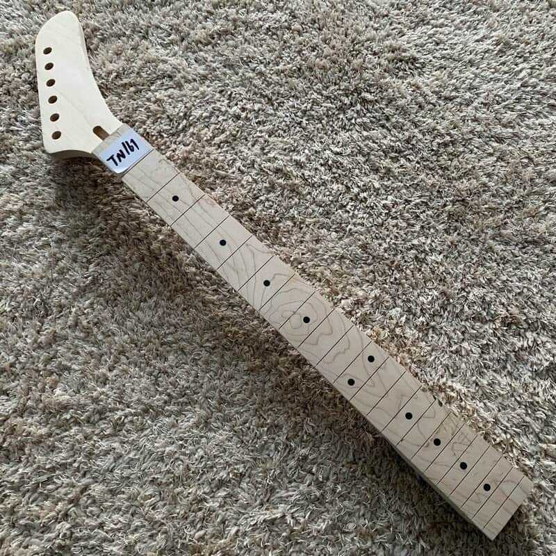 Banana Headstock Guitar Maple Wood Neck, 22 Frets Fingerboard image 1