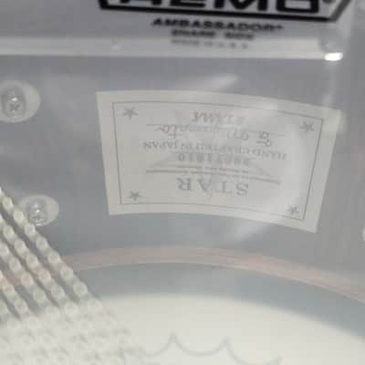 Tama TBS136S Star Series 13"x 6" Bubinga Snare in Grand Aqua Blue image 11