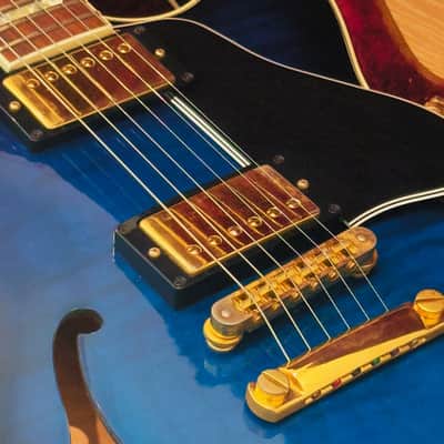 Gibson ES-137 Classic 2002 Blueburst image 6