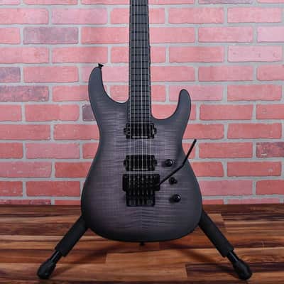 Jackson USA Custom Shop SL2H Soloist Flame Maple Top Transparent Black Burst 2024 w/OHSC image 4
