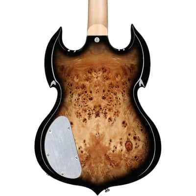 Wylde Audio Iron Works Barbarian Electric Guitar, Black Burst image 7