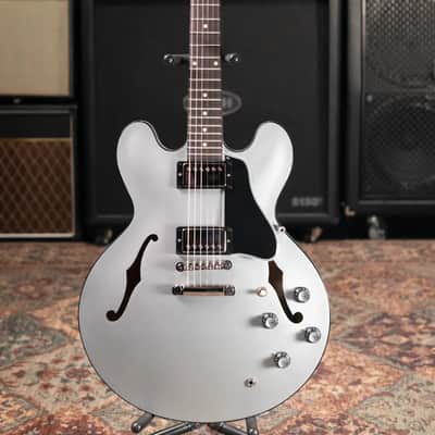 Gibson Custom Shop 1961 ES-335 Semi-Hollow Electric Guitar - Silver with Hardshell Case image 3