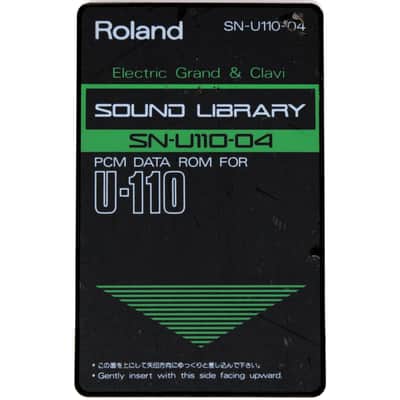 Roland SN-U110-04 Electric Grand & Clavi Sound Library Rom Card For U-110 U-220 image 1