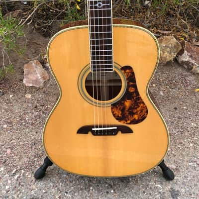 Alvarez Masterworks Series MF60OM Folk OM Acoustic Guitar with Case image 9