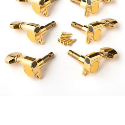 PRS Phase II Locking Tuner Set - Gold (Set of 6) image 1