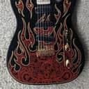Mint Fender James Burton Telecaster Guitar, Maple Fingerboard, Red Paisley Flames USA
