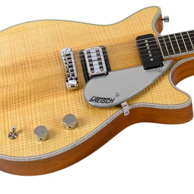 New Gretsch Custom Shop Henrichsen Masterbuilt True Timbre G6128-CS '62 Flame Ash Oil Finish w/Silver Sparkle Binding #UC25013834 image 2