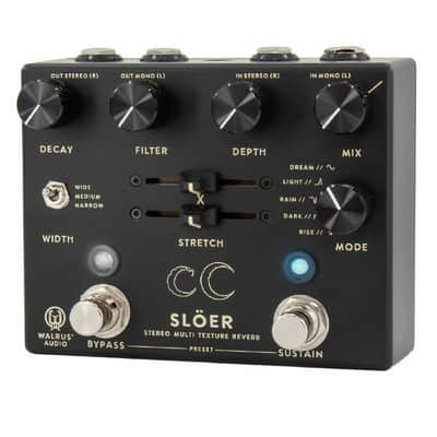 Walrus Audio Sloer Stereo Ambient Reverb Effects Pedal (black) image 3