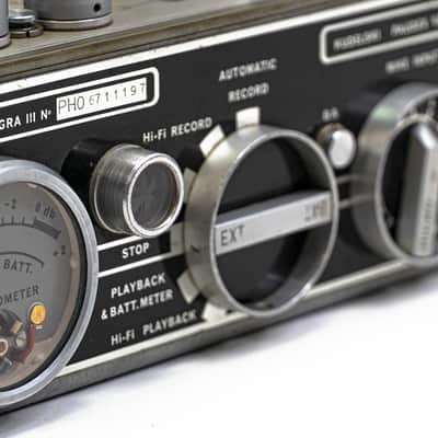 Late 50’s Kudelski Nagra III Reel-to-Reel Tape Field Recorder - Broadcast-Grade Swiss Design image 2