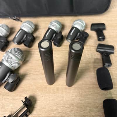 Pyle Pro Wired Microphone Drum/Instrument Kit Set 7-Mic Set PDKM12 #3207 image 11