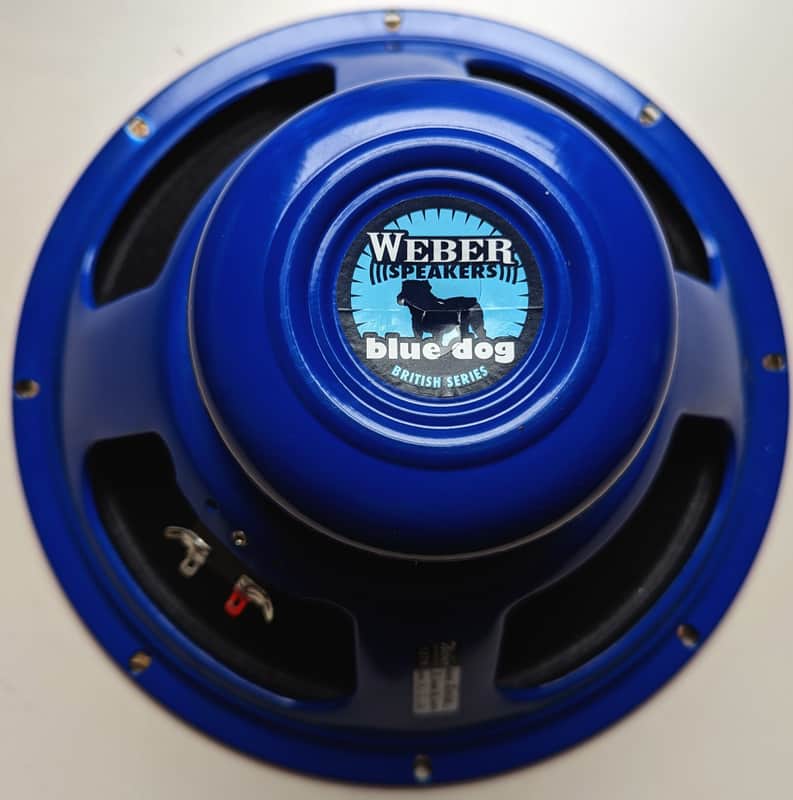Weber Alnico Blue Dog 30 Watt 8 Ohm Speaker With Light Doping 2022 Blue image 1