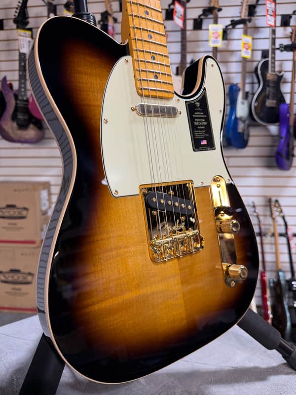 Fender 75th Anniversary American Professional II Custom Telecaster - 2-Color Sunburst w/OHSC & PLEK*D #621 image 1