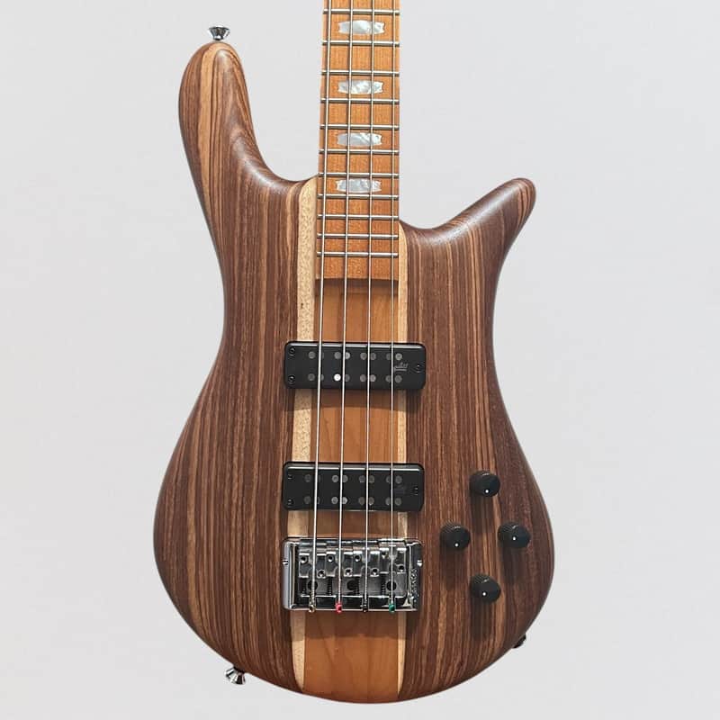 Spector Euro 4-String RST Zebrawood Natural Matte