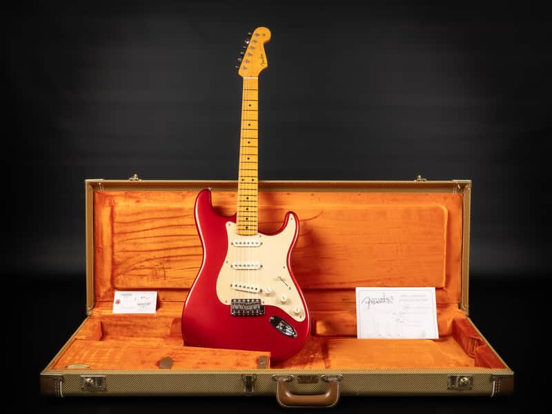 2006 Fender Artist Series Eric Johnson Signature Stratocaster MN - Candy Apple Red | USA Quartersawn Maple Neck Fretboard 3.26kg | OHSC image 1