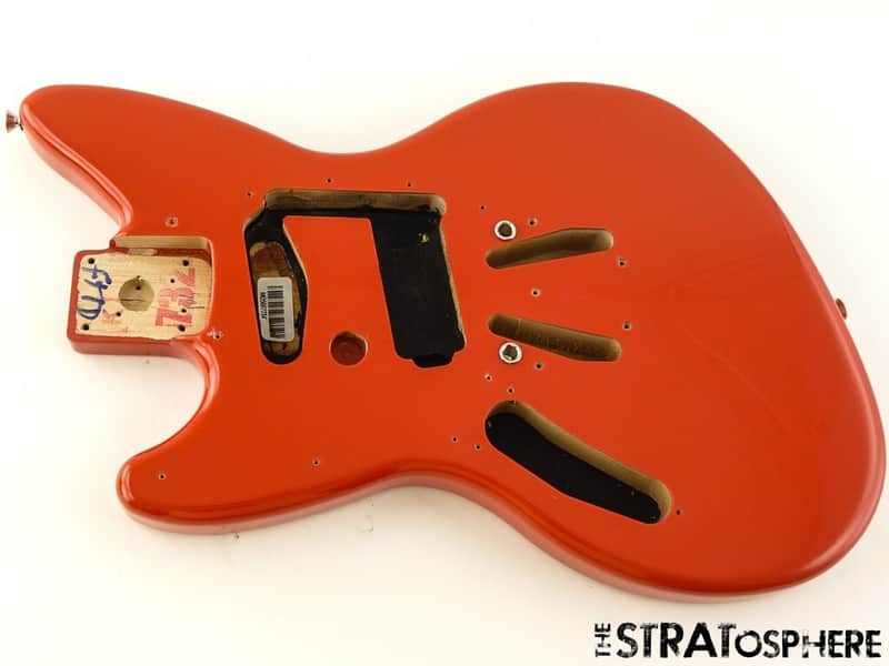 Immagine LEFTY Fender Kurt Cobain Jag-Stang HS Guitar Parts BODY, Alder Fiesta Red - 1