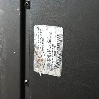 QSC PowerLight 6.0 PFC Power Factor Corrected 2-Channel Power Amplifier CG011UR image 12