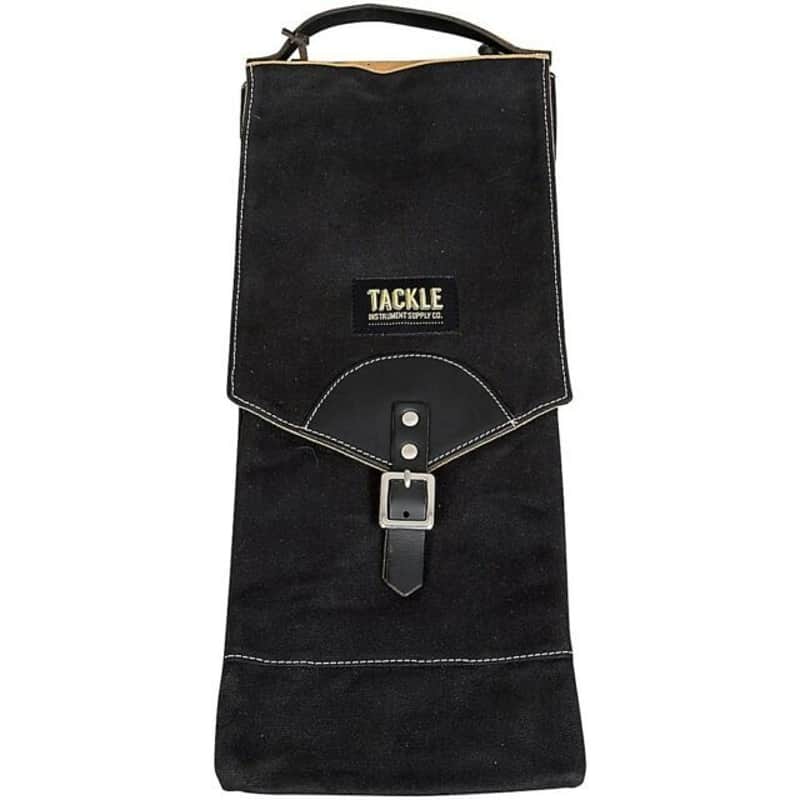 Tackle Waxed Canvas Compact Drum Stick Bag Black image 1