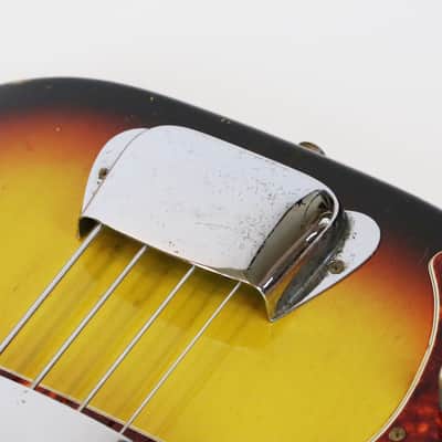 1966 Fender Precision P Bass Vintage 100% All Original Left-Handed Sunburst Lefty ‘66 P-Bass with Vintage No Logo Pre-CBS Hard Case image 11