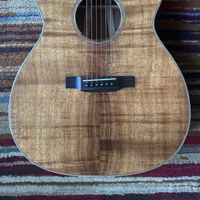 Martin Custom Shop 0000 Flamed Koa 2021 - Natural image 1