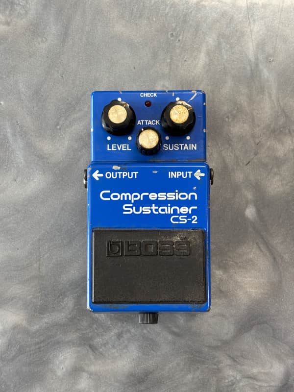 Boss CS-2 Compression Sustainer (Black Label) 1981 - 1989 - Blue image 1