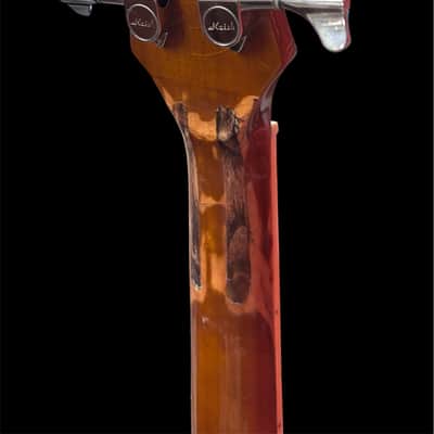 Mitchell EZB Super Short-Scale Acoustic-Electric Bass 3-Color Sunburst - Blemish image 5