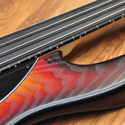 Sandberg California TT4 Fretless Left handed 3 Color Sunburst image 11