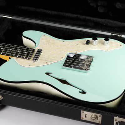 Fender Limited Edition Two-Tone American Thinline Telecaster 2019 Surf Green image 22