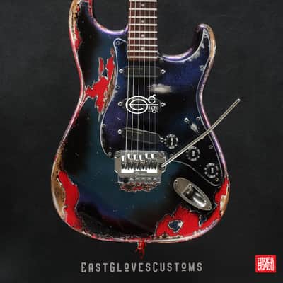 Fender Stratocaster Contemporary E Series Floyd Rose System1 Flip Flop Finish Heavy Aged Relic Rare image 17