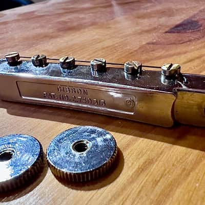 Gibson ABR-1 Tune-O-Matic Bridge Nylon Saddles image 3
