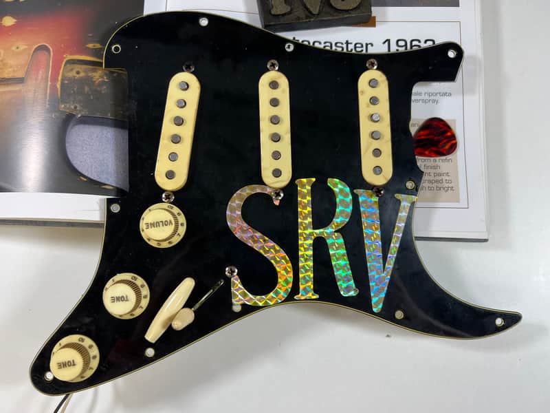 General Vintage Tone full Loaded pickguard SRV for Stratocaster ®️ GVT Austin E Specials pickups Handwound NOS image 1
