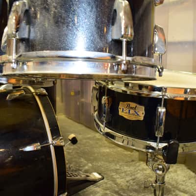 Pearl ELX Export Series 6-Piece Drum Set w/ Hardware & Cymbals - Black Sparkle image 6
