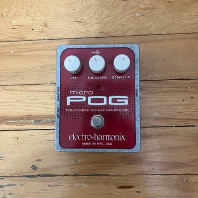 Electro-Harmonix Micro POG Polyphonic Octave Generator 2007 - Present Red / Gray image 1