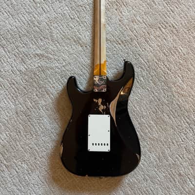 Fender Custom-Shop Stratocaster Heavy Relic (Black) 1959 (Reissue) - Relic image 3