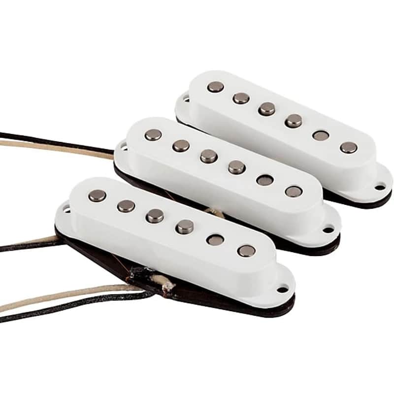 Fender  Custom Shop '54 Strat Pickups Set of 3 2024 - White (BEST RATED) image 1