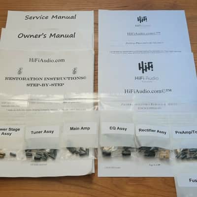 Harman Kardon HK-670 restoration kit filter capacitor repair rebuild fix image 1
