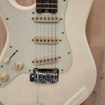 Schecter Traditional Route 66 Saint Louis S/S/S Left Hand Aged White image 7
