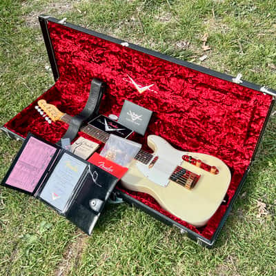 2018 NAMM Show Fender Custom Shop Limited Edition Super Custom Deluxe Twisted Telecaster Ivory White Sparkle image 1