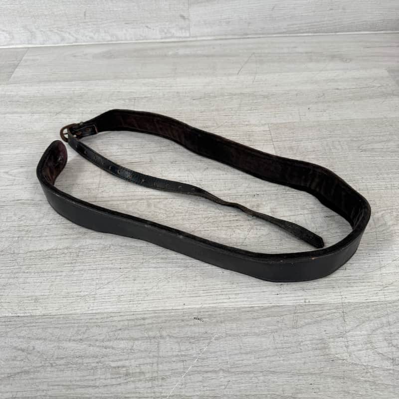 Gretsch Vintage Leather Guitar Strap - Black image 1