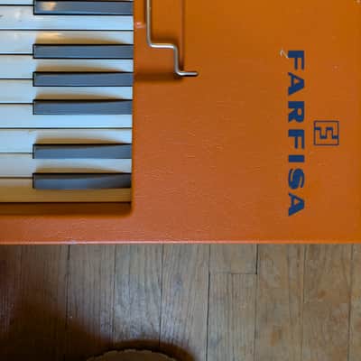 Farfisa Fast 2 49-Key Organ 1968 - 1971 - Orange - For Parts Only image 4
