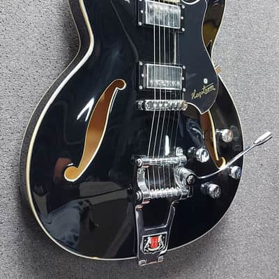 HAGSTROM Tremar Viking Deluxe, Black Gloss image 6