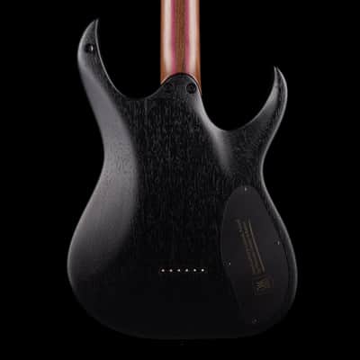 Mayones Duvell Elite 6 B27 Baritone Left Handed Black Limba Monolith Black Matte image 8