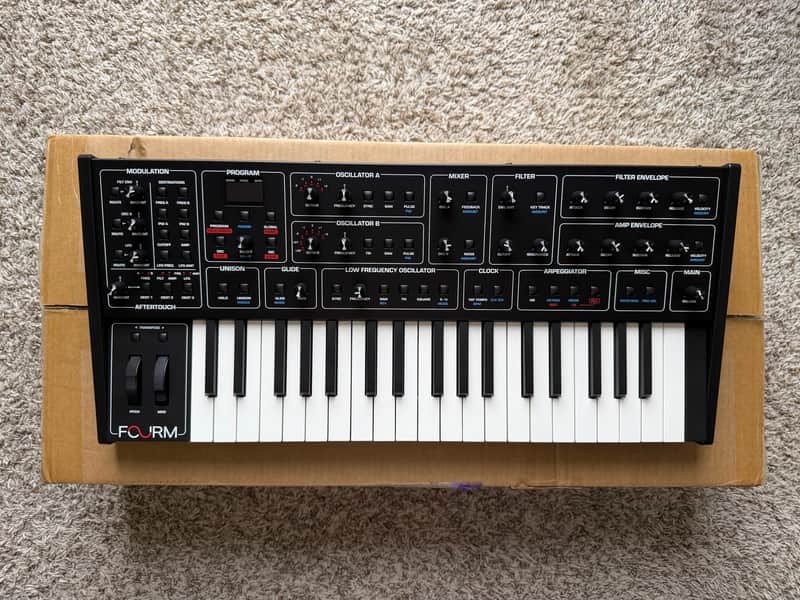 Sequential Fourm 4-voice Polyphonic Synthesizer image 1