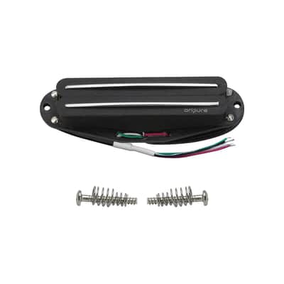 OriPure Hot Dual Rail Humbucker Alnico 5 ST Guitar Pickup Black Neck Pickup 6.2K image 3