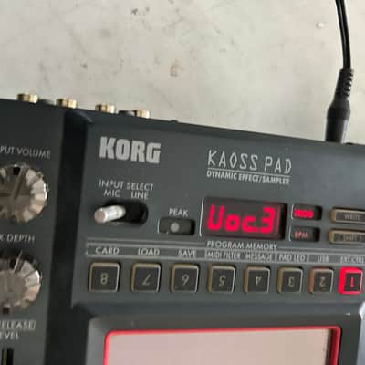 Korg KP3 Kaoss Pad 3 Dynamic Effect / Sampler 2000s - Black image 4