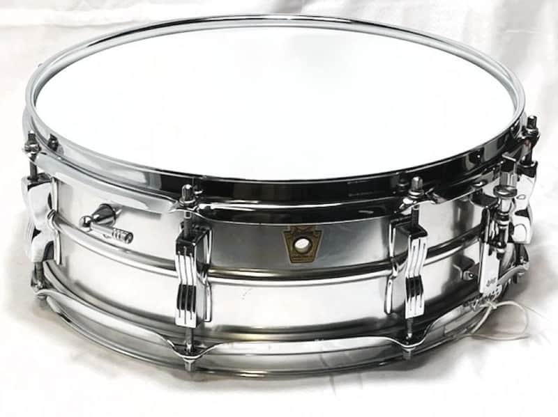 Vintage 63-65 Ludwig No. 404 Acrolite Snare Drum Small Keystone #96514 image 1